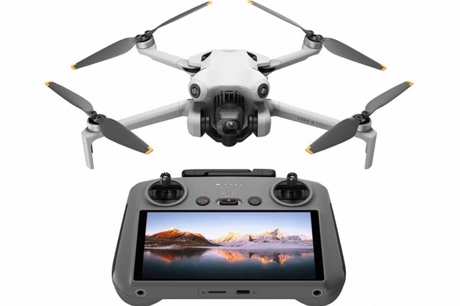 DJI Mini 4 Pro (DJI RC 2), Drones with Camera for Adults 4K, Under 0.549 lbs/249 g, 34 Mins Flight Time, 20km Max Video Transmission Distance, Omnidirectional Vision Sensing, Mini Drone for Beginners product image