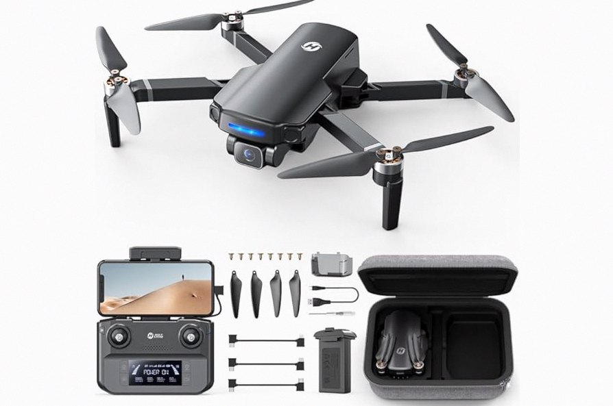 Holy Stone GPS Drone with 4K UHD Camera for Adults Beginner; HS360S 249g Foldable FPV RC Quadcopter with 10000 Feet Control Range, Brushless Motor, Follow Me, Smart Return Home, 5G Transmission product image