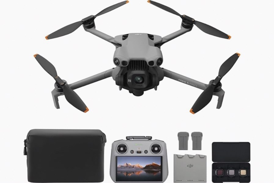 DJI Mini 5 Pro Fly More Combo with DJI RC 2, Drone with Camera, 1-Inch CMOS, 4K Drone for Beginners with Omnidirectional Obstacle Sensing, ActiveTrack 360°, 225° Gimbal Rotation, 3 Batteries product image