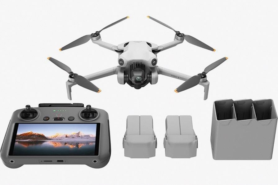 DJI Mini 4 Pro Fly More Combo Plus with DJI RC 2, Drones with Camera for Adults 4K, 3 Intelligent Flight Battery Plus for up to 135 Mins Flight Time, Smart Return to Home, Drone for Beginners product image
