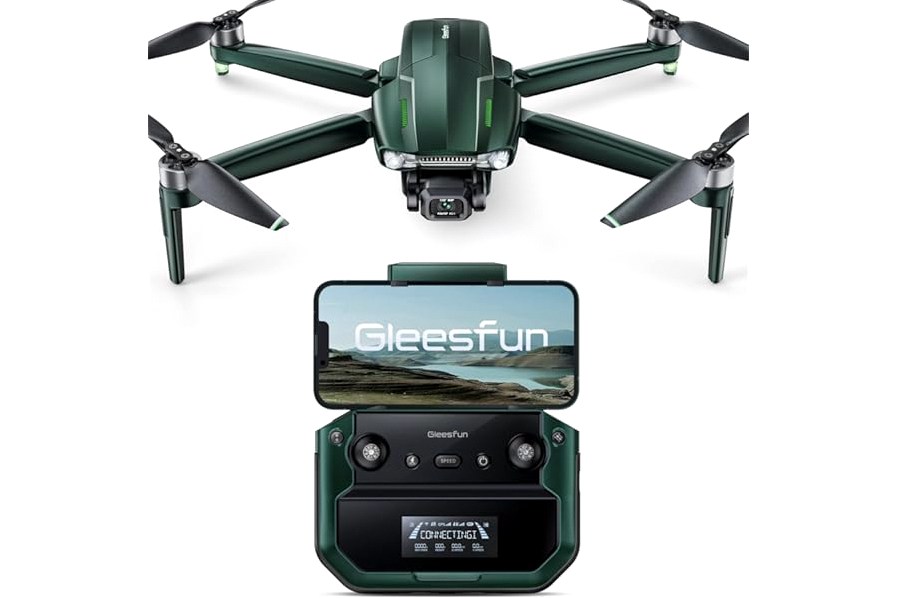 G11PRO 6K Drone with Camera for Adults, 4K/30fps Video, 3-Axis Brushless Gimbal, 70mins Flight Time with 2 Batteries, 10000ft Long Range, FAA compliance, Professional Drone with Auto Return product image