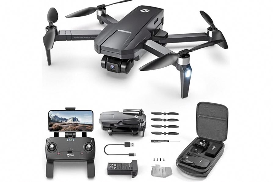 Holy Stone HS720R 3 Axis Gimbal GPS Drones with Camera for Adults 4K EIS; FPV RC Drone, Foldable Quadcopter with 10000 Feet Video Transmission Control Range, Brushless Motor, Follow Me, Auto Return product image