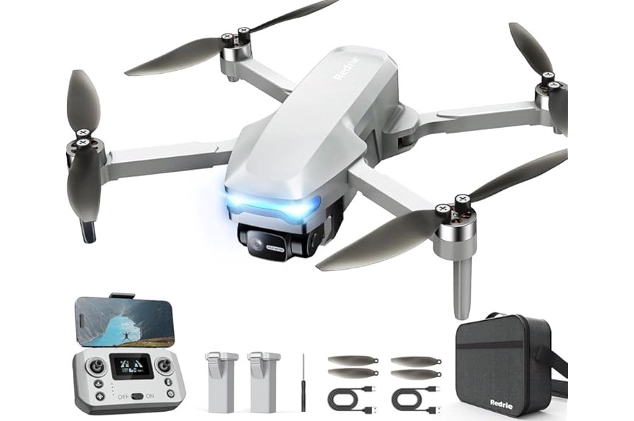 Drones with Camera for Adults 4K, Foldable Beginner Drone with Brushless Motor, Auto Follow, Tap Fly, Circle Fly, One Key Start, Under 249g product image